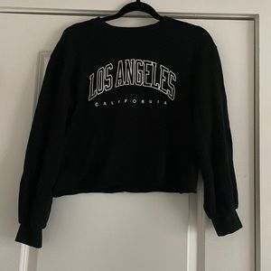 Cropped Black Sweater